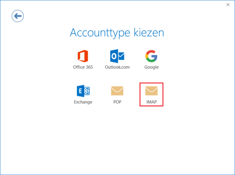 Accounttype kiezen