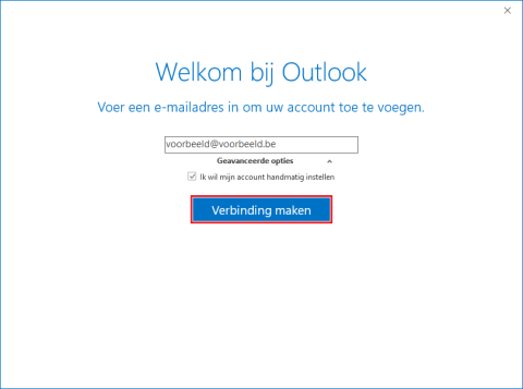 Welkom bij Outlook